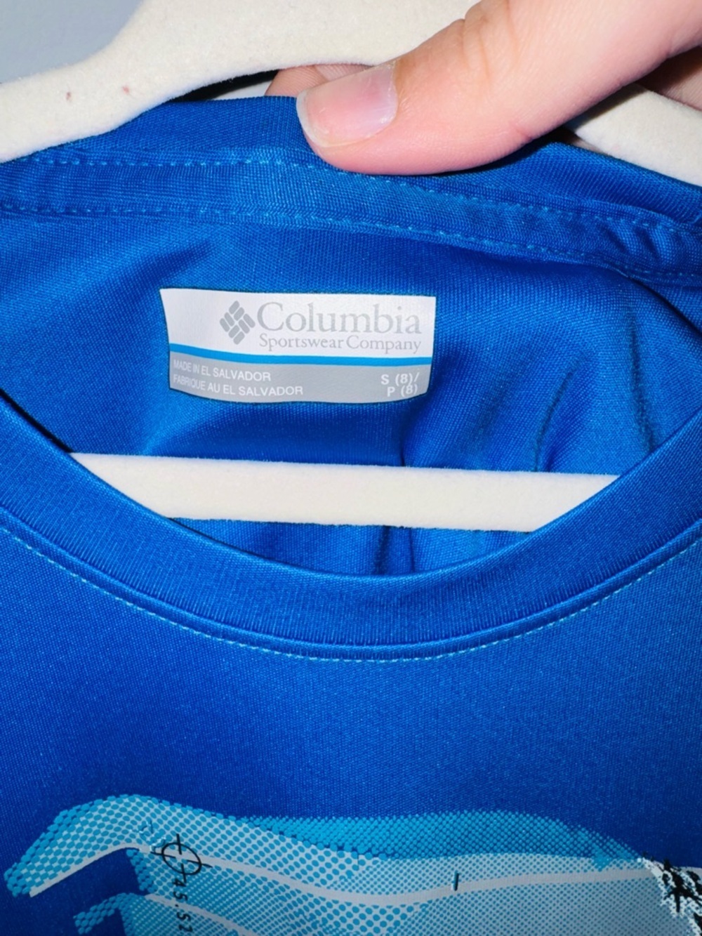 Columbia Royal Blue Long-Sleeve Graphic Tee - Picture 4 of 5
